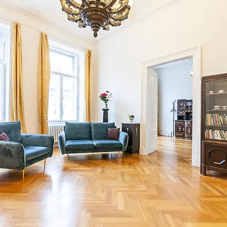Royal Apartment By Charles Bridge View Of Saint Nicholas Church * Prague