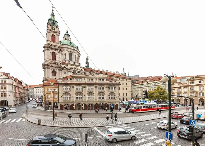 Royal By Charles Bridge View Of Saint Nicholas Church *