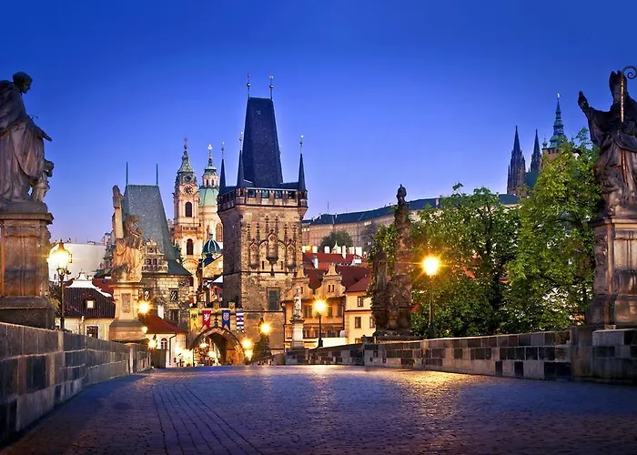 Royal By Charles Bridge View Of Saint Nicholas Church